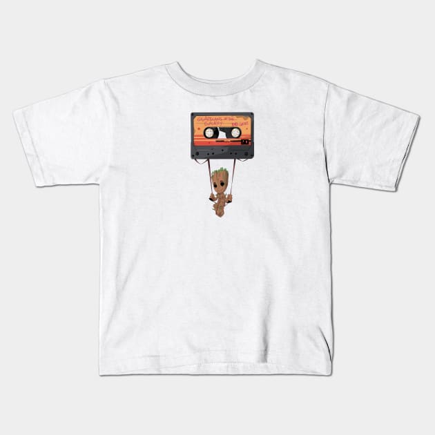 Baby Groot Kids T-Shirt by 2hotty7